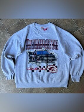Vtg 90s Dale Earnhardt NASCAR Crewneck